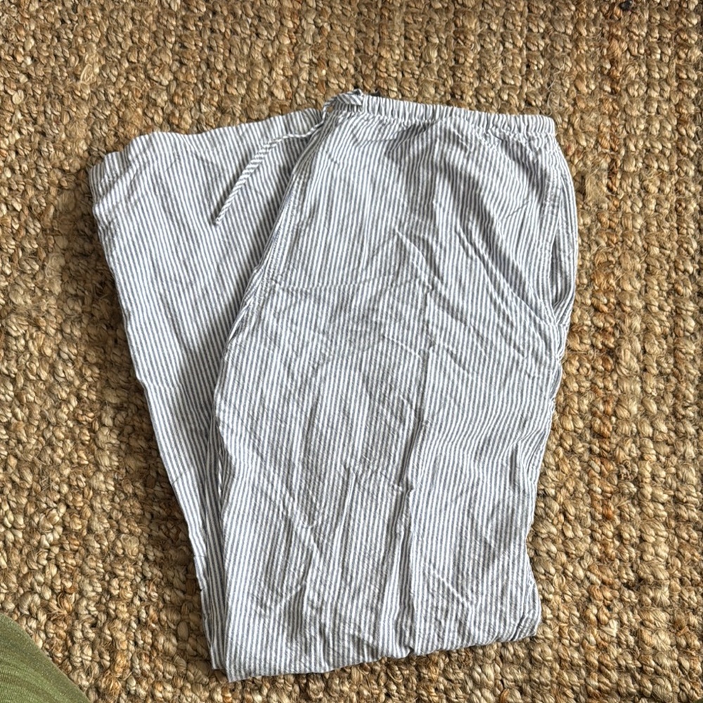 Brandy Melville Striped Linen Pants
